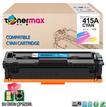 Hp 415A-W2031A Muadil Toner Mavi - Çipsiz/ M455 / M480 / M454 / M478 / M479