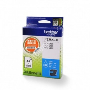 BROTHER LC535XLC DCP-J105 & MFC-J200 MAVI KARTUS 1300 SAYFA