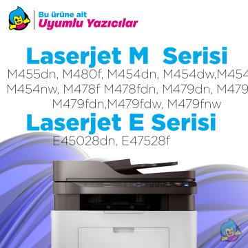Hp 415A-W2033A Muadil Toner Kırmızı - Çipsiz/ M455 / M480 / M454 / M478 / M479