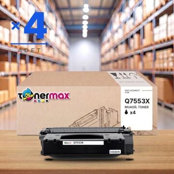 HP Q7553X Muadil Toner 4'lü Paket / M2727 / P2014 / P2015