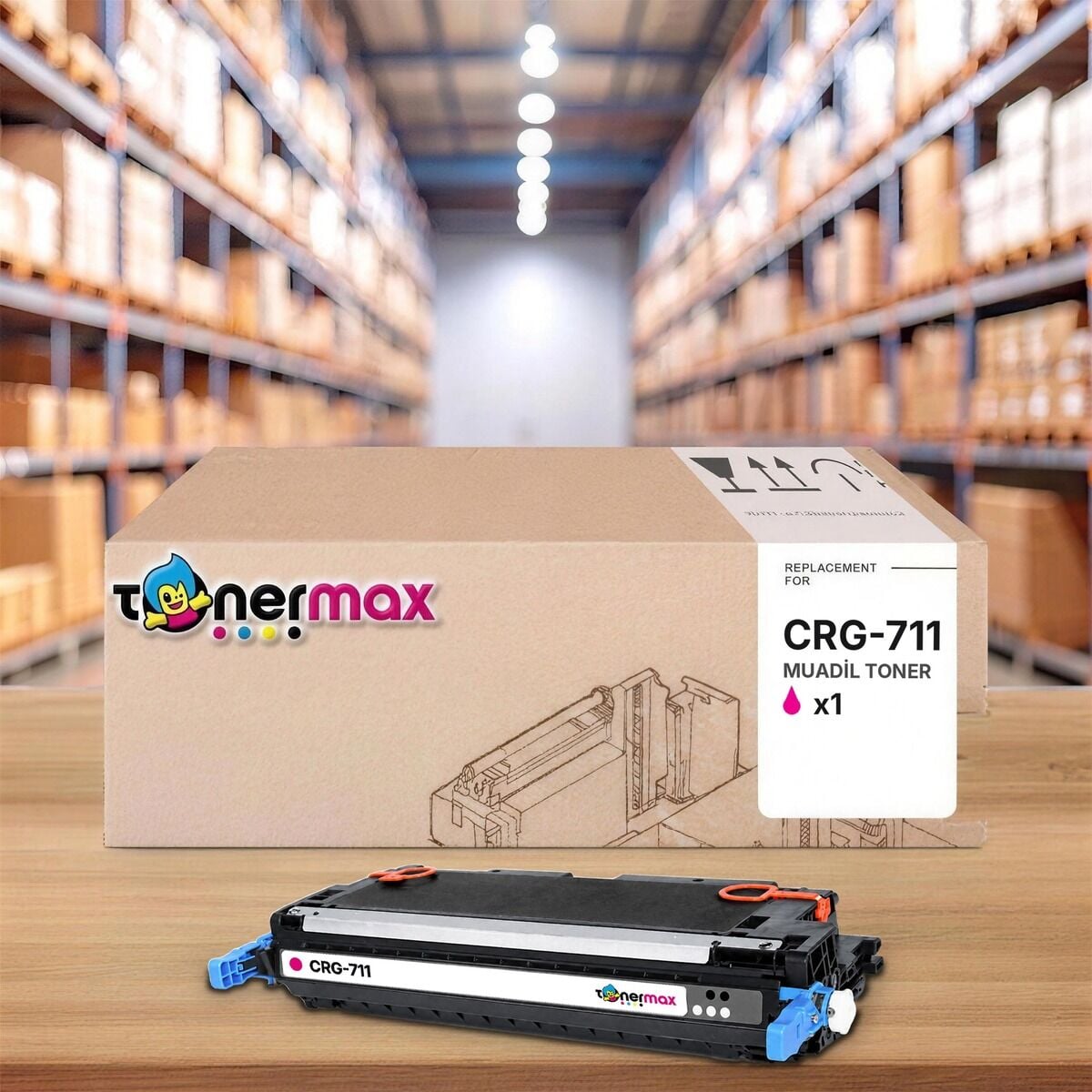 TonerMAX® CRG-711 Kırmızı Canon i-SENSYS LBP5300 Uyumlu Muadil Toner - 4.000 Sayfa
