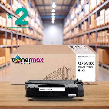 HP Q7553X Muadil Toner 2'li Paket / M2727 / P2014 / P2015