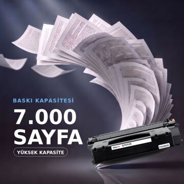 HP Q7553X Muadil Toner 20'li Paket / M2727 / P2014 / P2015