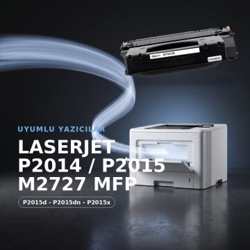 HP Q7553X Muadil Toner 20'li Paket / M2727 / P2014 / P2015