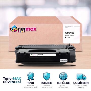 HP Q7553X Muadil Toner 20'li Paket / M2727 / P2014 / P2015