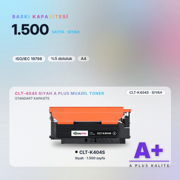 Samsung CLT-K404S Siyah Muadil Toner A Plus / Xpress C430 / C480