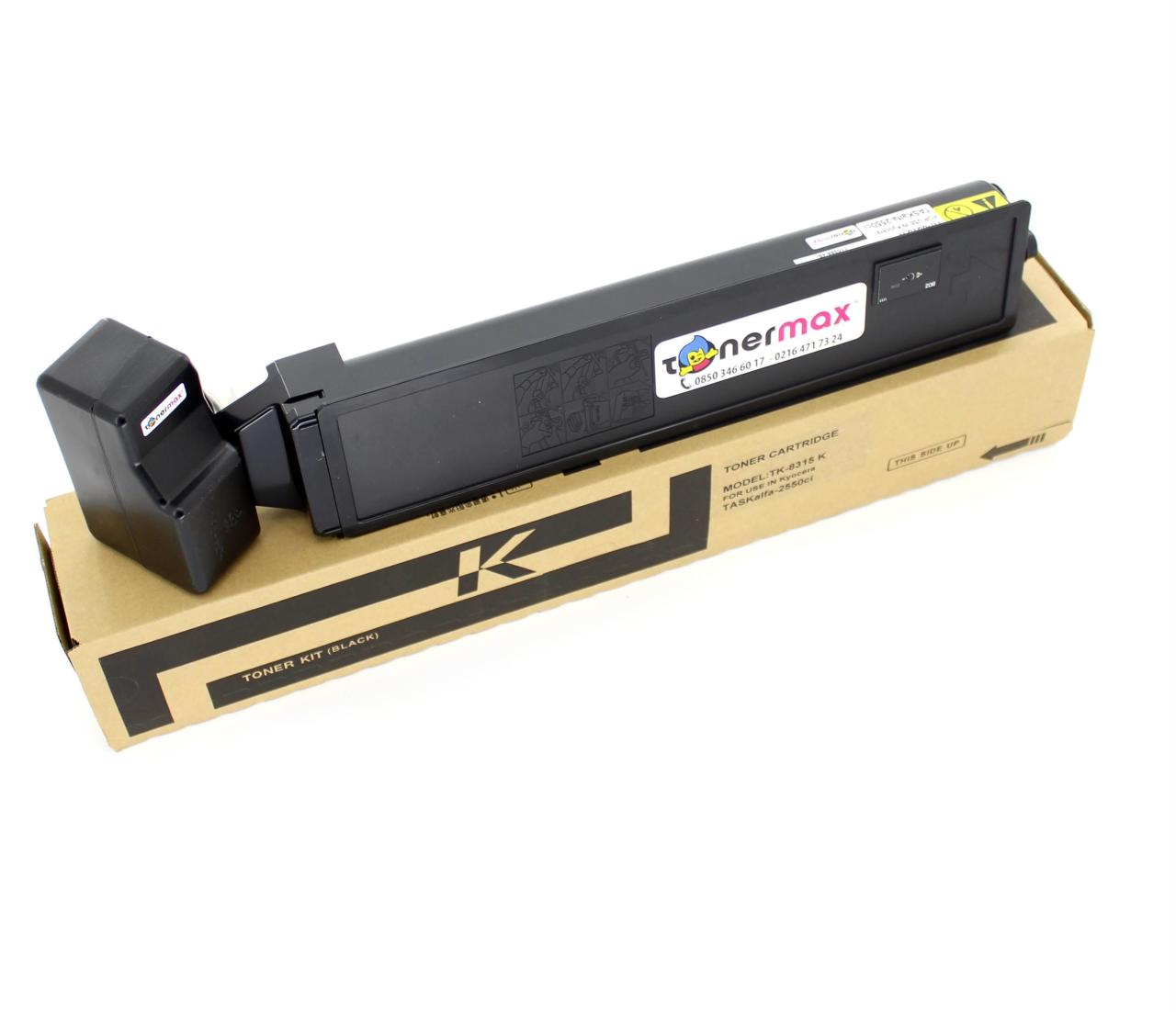 Kyocera TK-8315 Siyah Muadil Toneri / TaskAlfa 2550ci