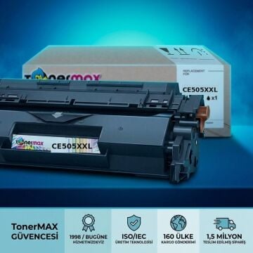 HP CE505XXL / P2050 / P2055 Muadil Toneri - A Plus