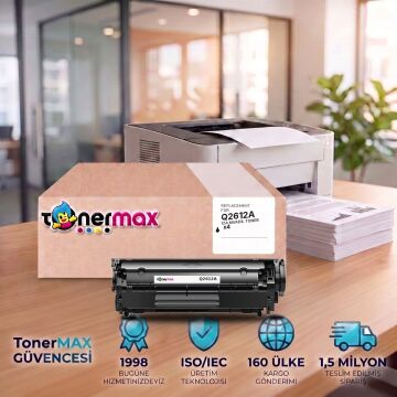 HP Q2612A Muadil Toner 4'lü Paket / 1010 / 1012 / 1015 / 1018 / 1020 / 1022 / 3015 / 3020 / 3030 / 3050 / 3052 / 3055 / MFP / M1319