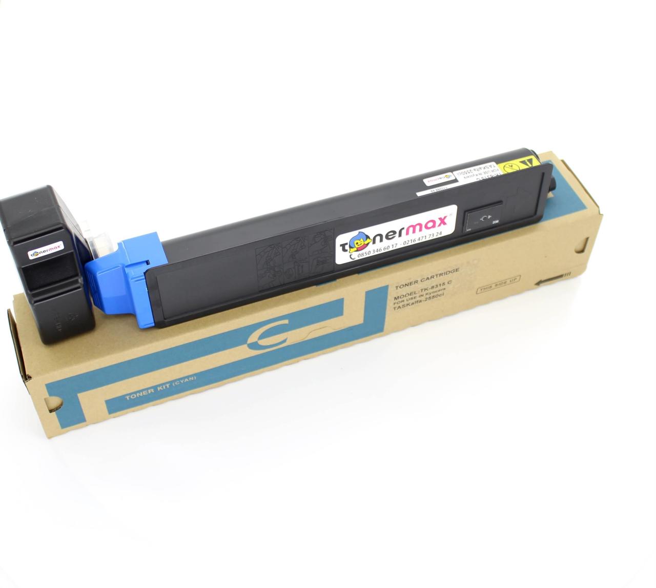 Kyocera TK-8315 Mavi Muadil Toneri / TaskAlfa 2550ci