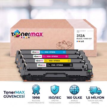HP 312A Muadil Toner Set /  Hp M476 / CF380A Set Muadil Toner