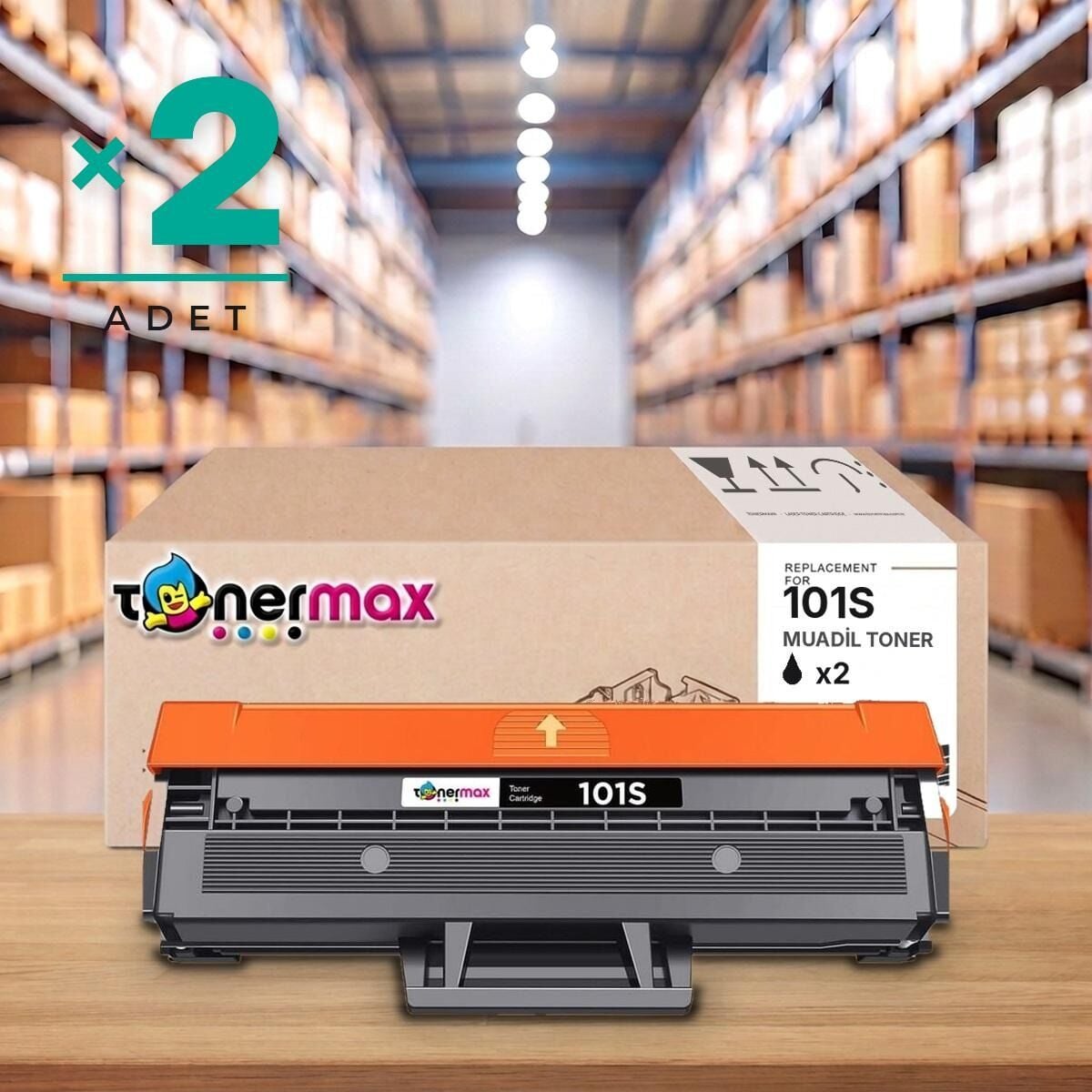 TonerMAX® MLT-D101S Muadil Toner — 2'li Paket