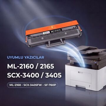 Samsung MLT-D101S Muadil Toner 2'li Paket / ML-2160 / ML-2165 / SCX-3400 / SCX-3405 / SF-760