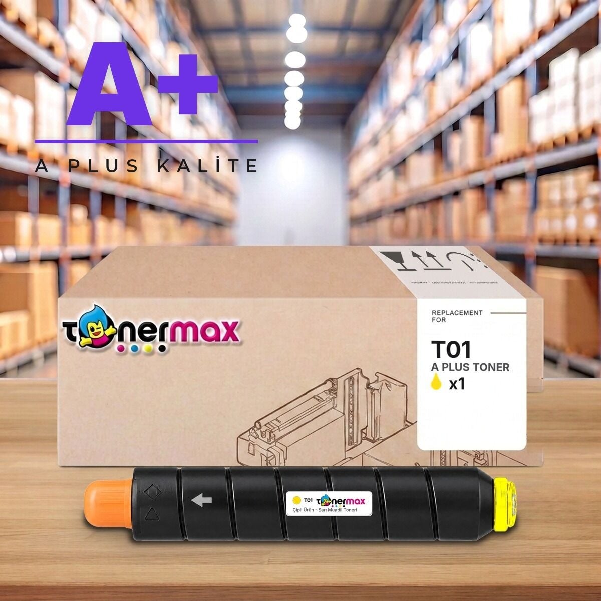 TonerMAX® T01 Sarı Muadil Toner — A Plus