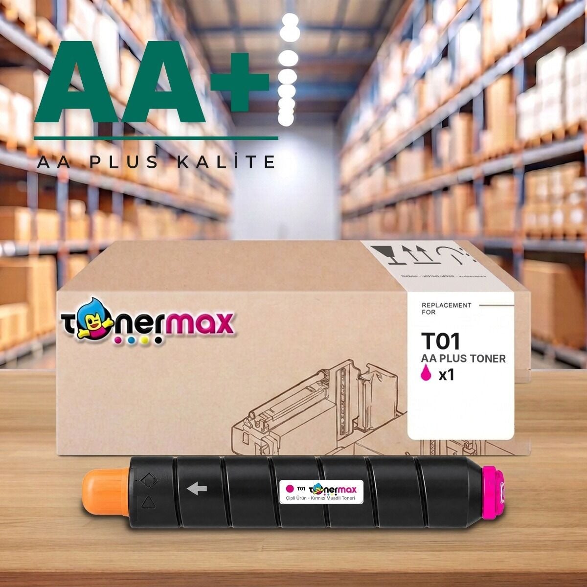 TonerMAX® T01 Kırmızı Muadil Toner — AA Plus