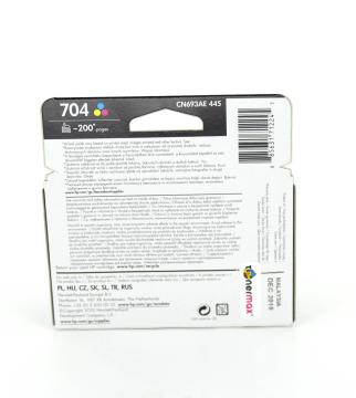 HP 704 CN693A Renkli Orjinal Kartuş/ HP Deskjet 2060 / K110a / J510