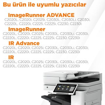 Canon CEXV34 Muadil Toner Set  / İRC2025 / İRC2220 / İRC2225 / İRC2230 / İRC2020 / İRC2030