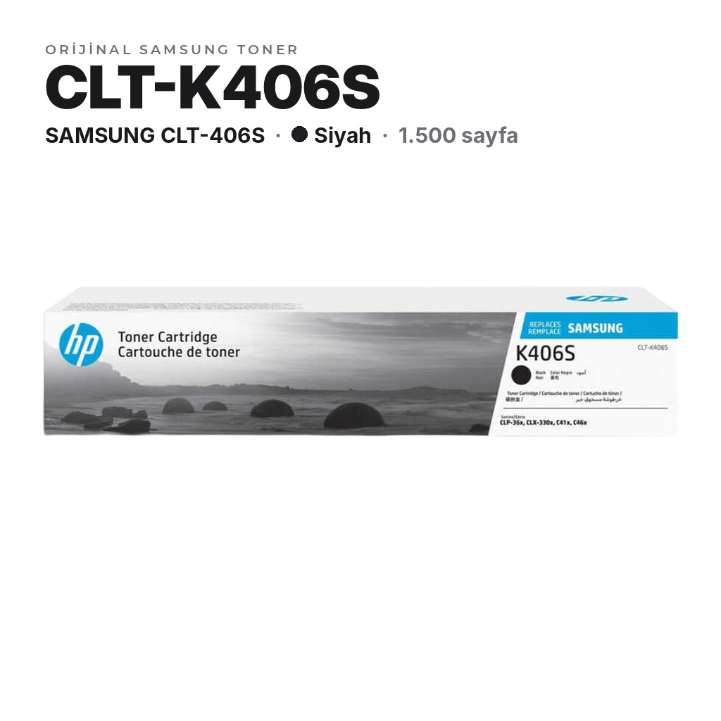 Samsung CLT-K406S orijinal toner