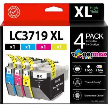 Brother LC3719XL Muadil Kartuş Set / MFC-J3930 / MFX-J2330 / MFC-J2730 / MFC-J3530n