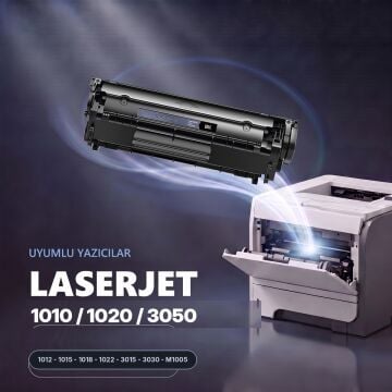 HP 12A / Q2612A Muadil Toner - A PLUS/ 1010/1012i/1015/1018/1020/1022