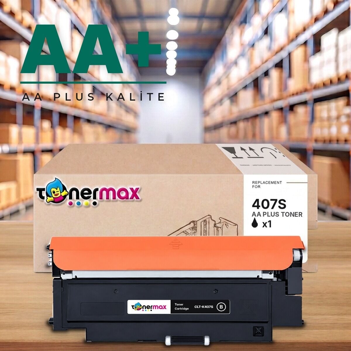 Samsung CLT-K407S AA Plus muadil toner