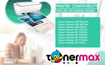Canon CRG-055 Muadil Toner Kırmızı - Çipsiz / LBP-662Cdw / LBP-664Cx / MF-741Cdw / MF-742Cdw / MF-743Cdw / MF-744Cd / MF-745Cdw / MF-746Cx