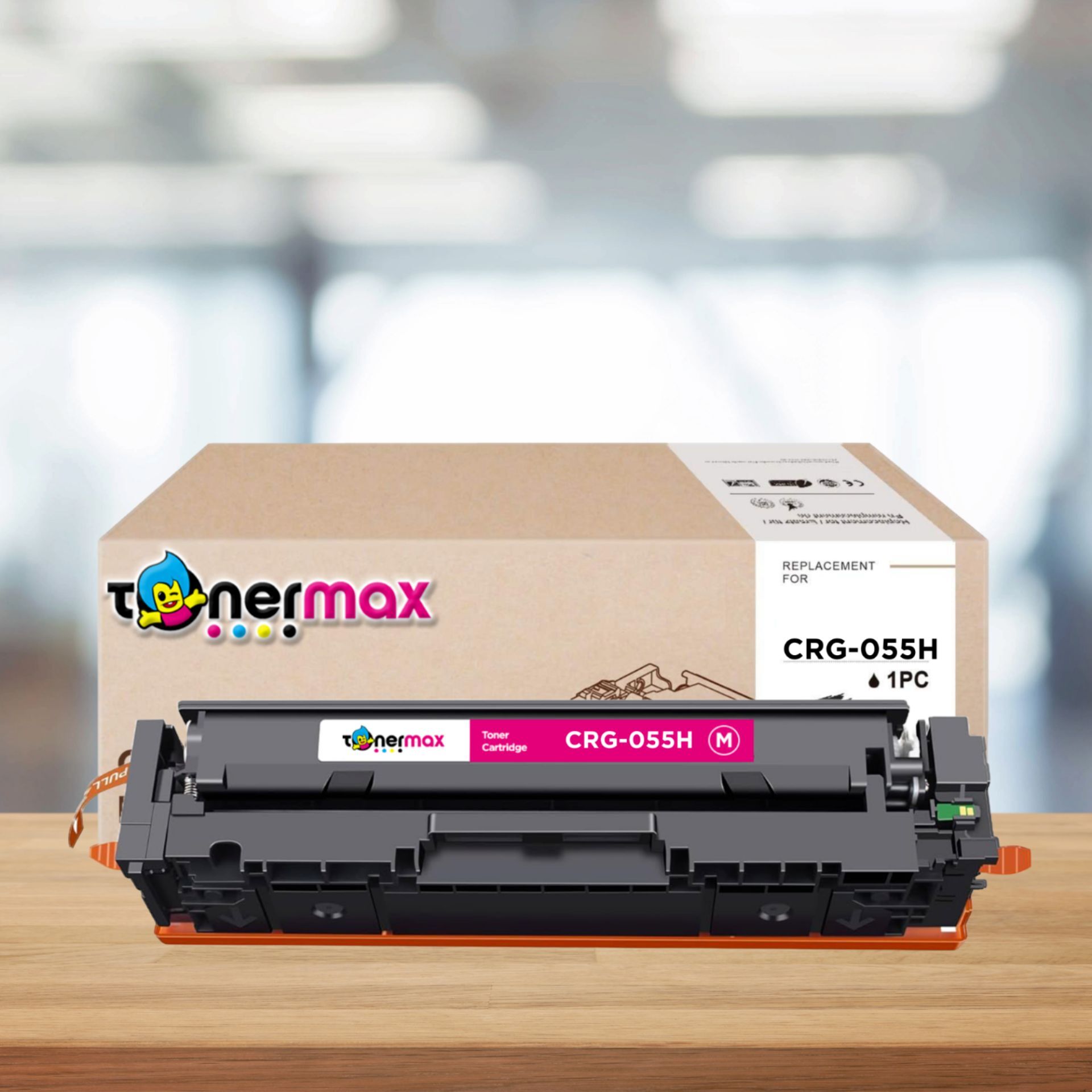 Canon CRG-055 Muadil Toner Kırmızı - Çipsiz / LBP-662Cdw / LBP-664Cx / MF-741Cdw / MF-742Cdw / MF-743Cdw / MF-744Cd / MF-745Cdw / MF-746Cx