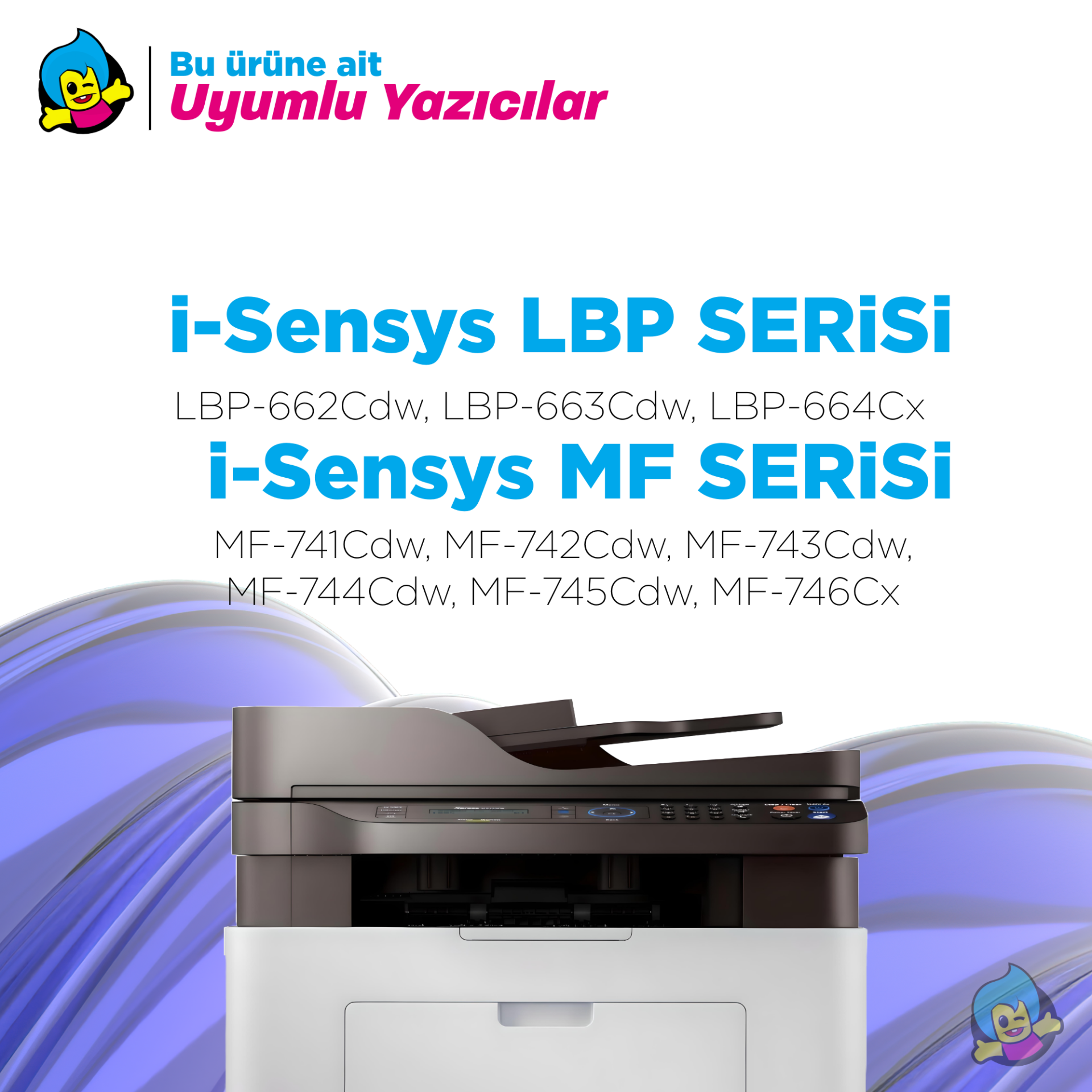 CRG-055 Uyumlu Yazıcılar
