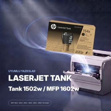 Hp 154A W1540A Orjinal Toner Dolum Kiti / LaserJet Tank 1502w / MFP 1602w / 1604w / 2602dn / 2606sdw
