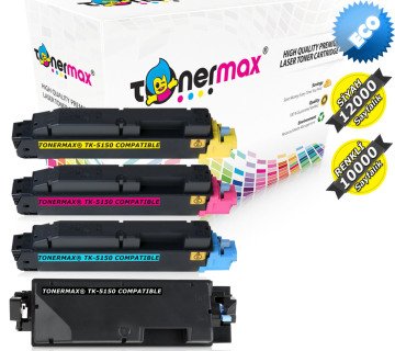 Kyocera TK-5150 / Ecosys M6530 / P6130 Set Muadil Toneri