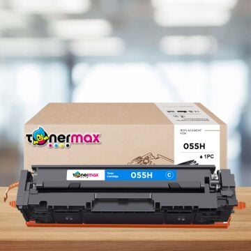 Canon CRG-055H Muadil Toner Mavi - Çipsiz/ LBP-662Cdw / LBP-664Cx / MF-741Cdw / MF-742Cdw / MF-743Cdw / MF-744Cd / MF-745Cdw / MF-746Cx
