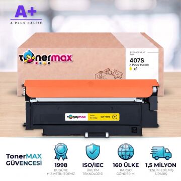 Samsung CLT-Y407S Sarı Muadil Toner A Plus / CLP-320 / CLP-325 / CLX-3185
