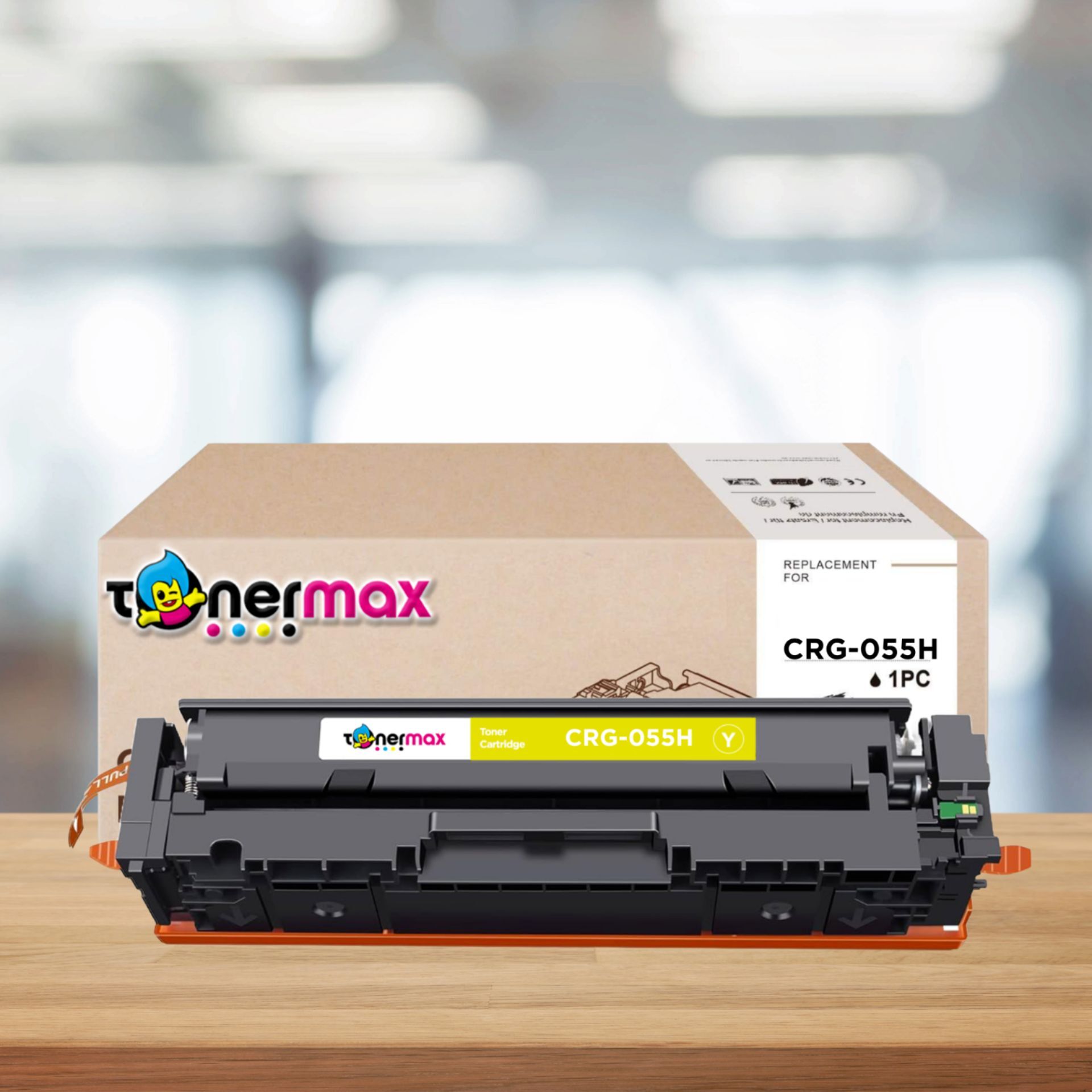 Canon CRG-055H Muadil Toner Sarı - Çipsiz/ LBP-662Cdw / LBP-664Cx / MF-741Cdw / MF-742Cdw / MF-743Cdw / MF-744Cd / MF-745Cdw / MF-746Cx