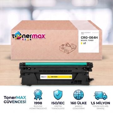 Canon CRG-064H Sarı Muadil Toner - Çipli / LBP722Cdw / LBP732Cdw / MF832Cdw / MF842Cdw
