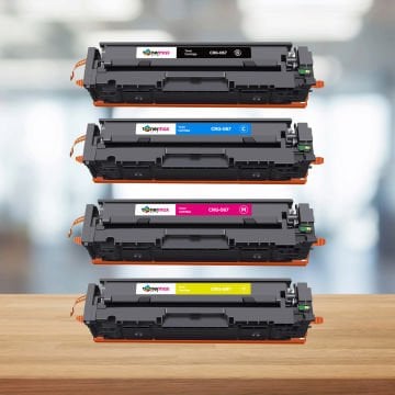 Canon CRG-067 Muadil Toner Takım - Çipli / LBP-631Cw - LBP-633Cdw - MF-651Cw - MF-655Cdw - MF-655Cx - MF-657Cdw