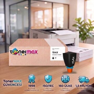 HP 154X W1540X Muadil Toner Dolum Kiti 20'li Paket (1 Koli) / 1502 / 1602 / 1604 / 2602 / 2603 / 2604 / 2605 / 2606
