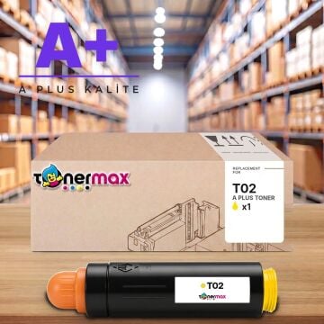 Canon T02 Sarı Muadil Toner A Plus / imagePRESS C8000VP / C9010VP / C10000VP / C10010VP
