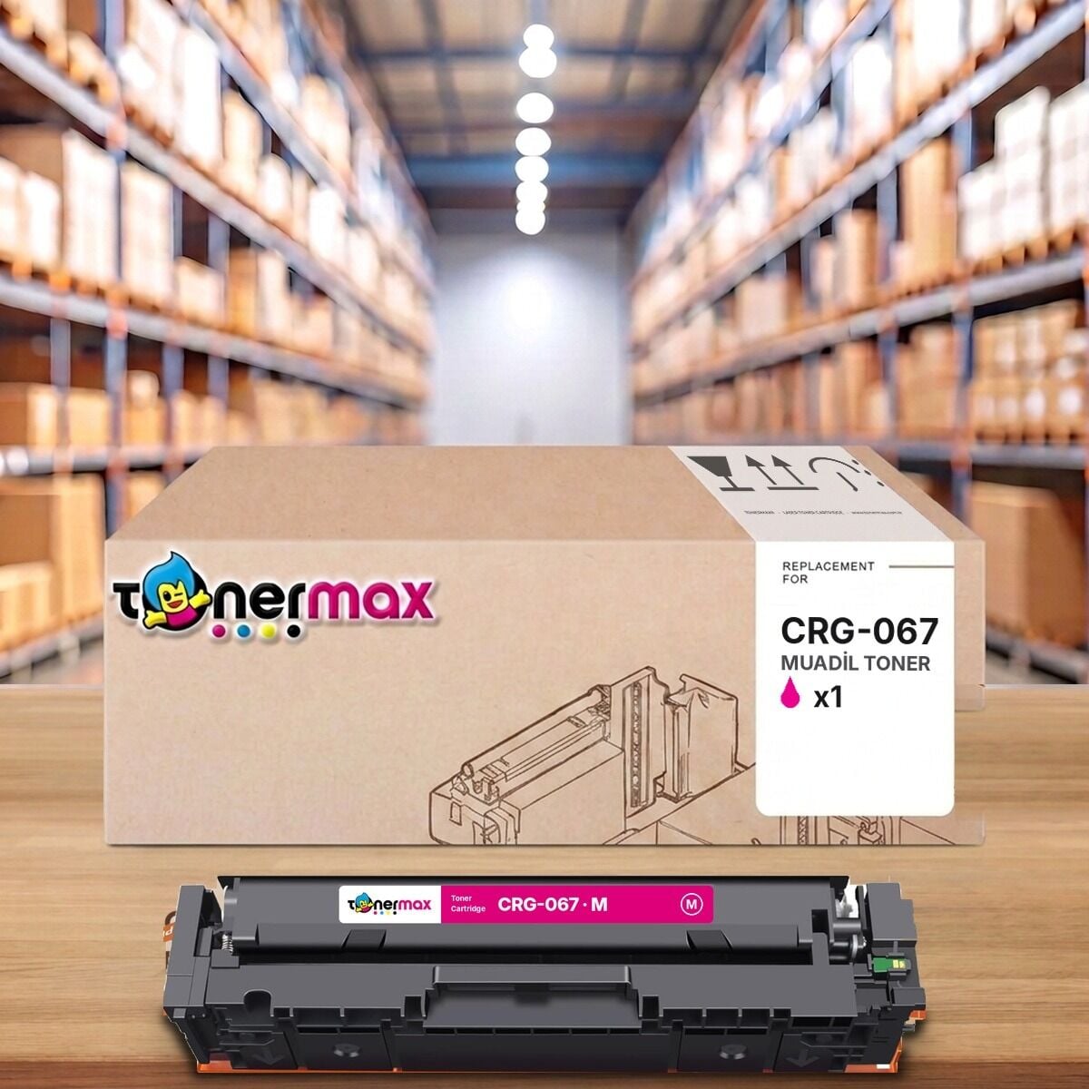 TonerMAX® CRG-067 Kırmızı Muadil Toner