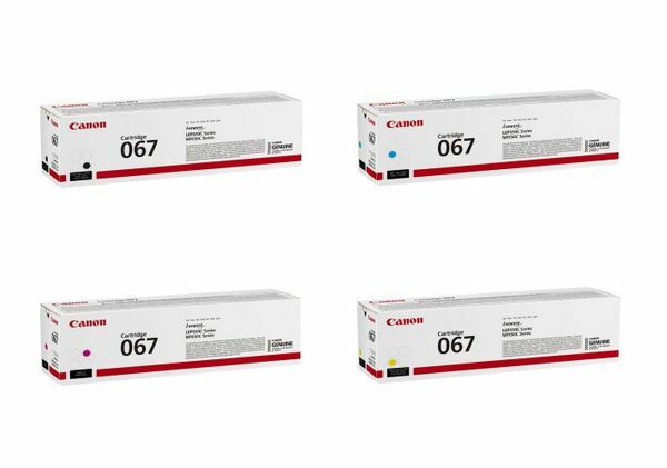 Canon CRG-067 Orjinal Toner Takım / LBP-631Cw - LBP-633Cdw - MF-651Cw - MF-655Cdw - MF-655Cx - MF-657Cdw