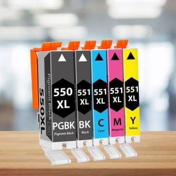 Canon PGI-550XL / CLI-551XL Muadil Kartuş Set