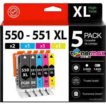 Canon PGI-550XL / CLI-551XL Muadil Kartuş Set