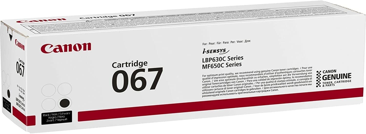 Canon CRG-067 Orjinal Toner Siyah / LBP-631Cw - LBP-633Cdw - MF-651Cw - MF-655Cdw - MF-655Cx - MF-657Cdw