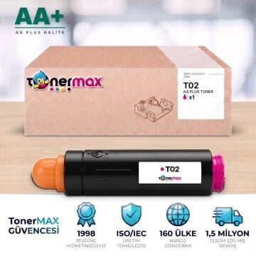 Canon T02 Kırmızı Muadil Toner AA Plus / imagePRESS C8000VP / C9010VP / C10000VP / C10010VP