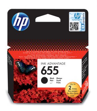 Hp 655 CZ109A Siyah Orjinal Kartuş / Ink Advantage 3535 / 4615 / 4625 / 5525 / 6520 / 6525