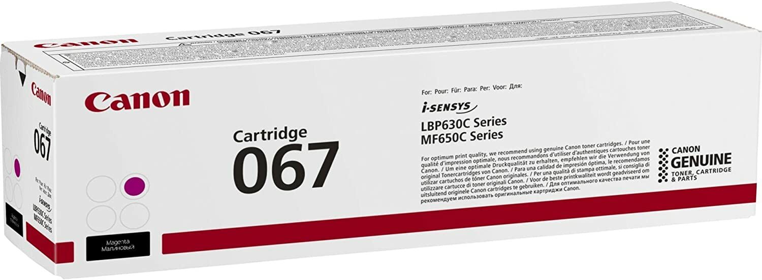 Canon CRG-067 Orjinal Toner Kırmızı / LBP-631Cw - LBP-633Cdw - MF-651Cw - MF-655Cdw - MF-655Cx - MF-657Cdw