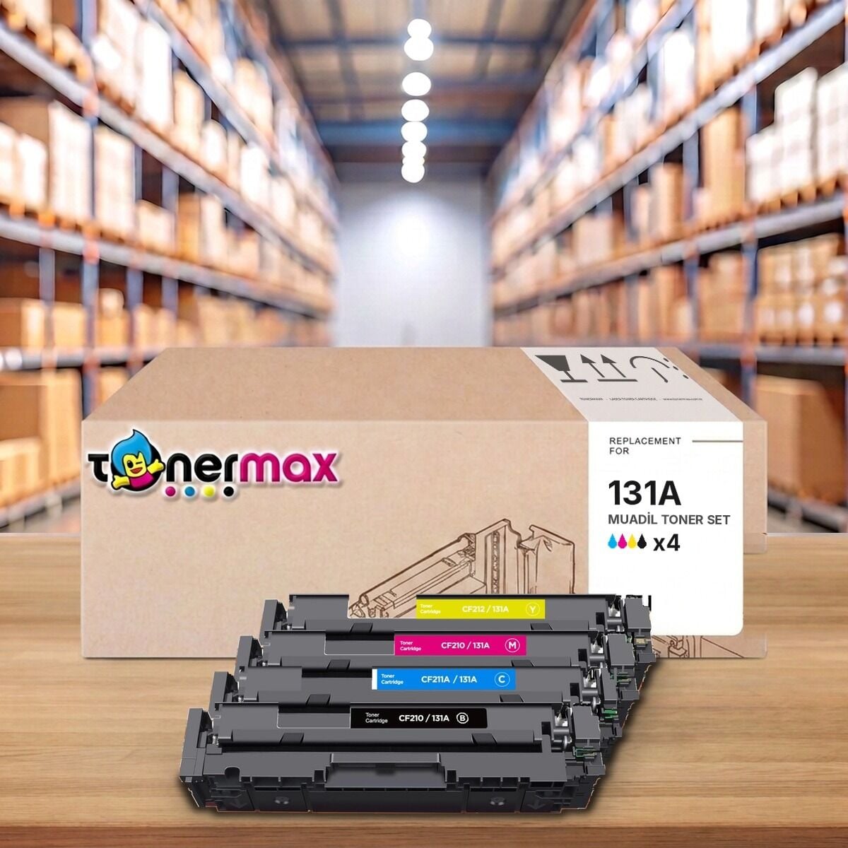 HP 131A CMYK muadil toner seti