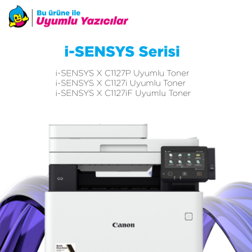 Canon T09 Muadil Toner Takımı - Çipsiz / Canon i-SENSYS X C1127P / C1127i / C1127iF