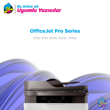 HP 938 / 4S6X8PE Siyah Orjinal Kartuş / HP OfficeJet Pro 9720 / 9730 / 9110b / 9120b / 9130b