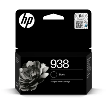 HP 938 / 4S6X8PE Siyah Orjinal Kartuş / HP OfficeJet Pro 9720 / 9730 / 9110b / 9120b / 9130b