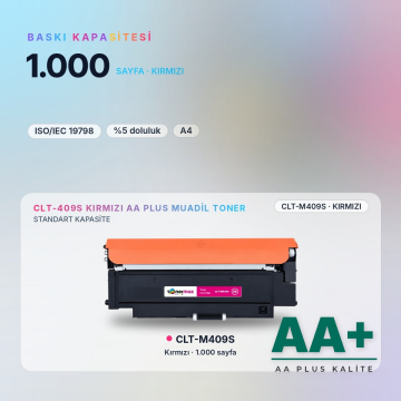 Samsung CLT-M409S Kırmızı Muadil Toner AA Plus / CLP-310 / CLP-315 / CLX-3170 / CLX-3175